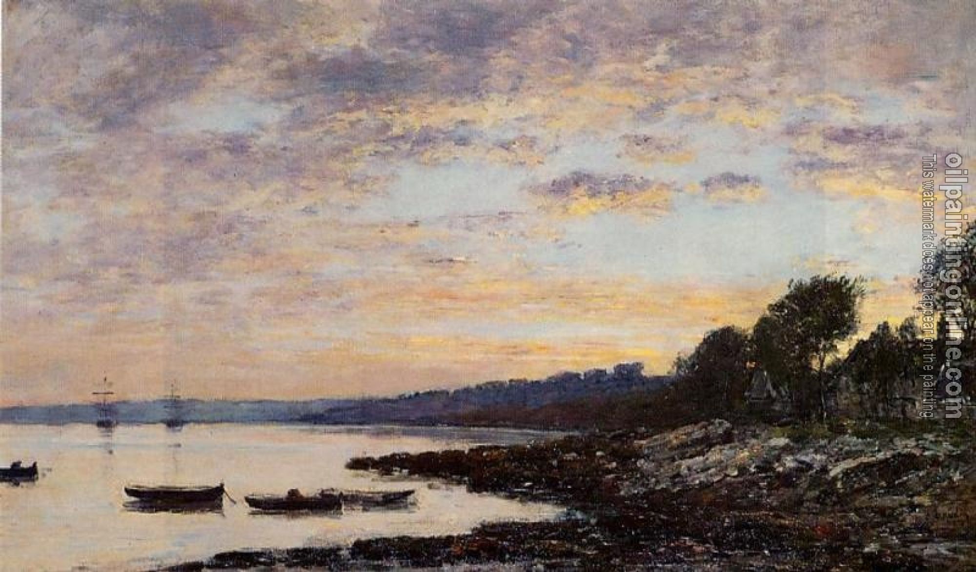 Boudin, Eugene - Brest, the Harbor